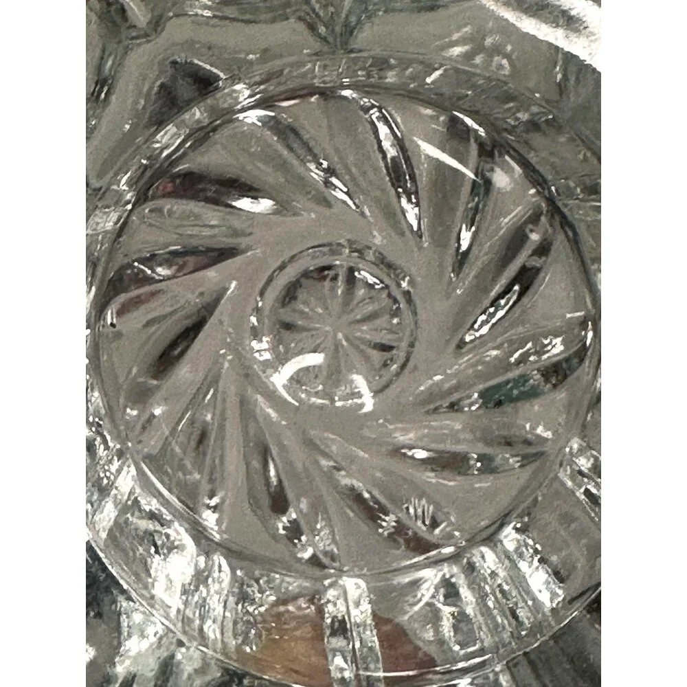 Salt Cellars /Tealight Holders Set of 4 Thick Clear Glass Wedding Shower Display